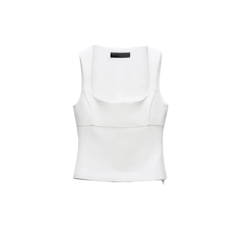 Women’s Square-Neck Strap Vest Top-HighTouch