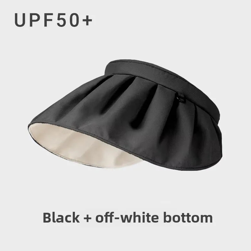 Foldable Wide-Brim UV Sun Hat-HighTouch