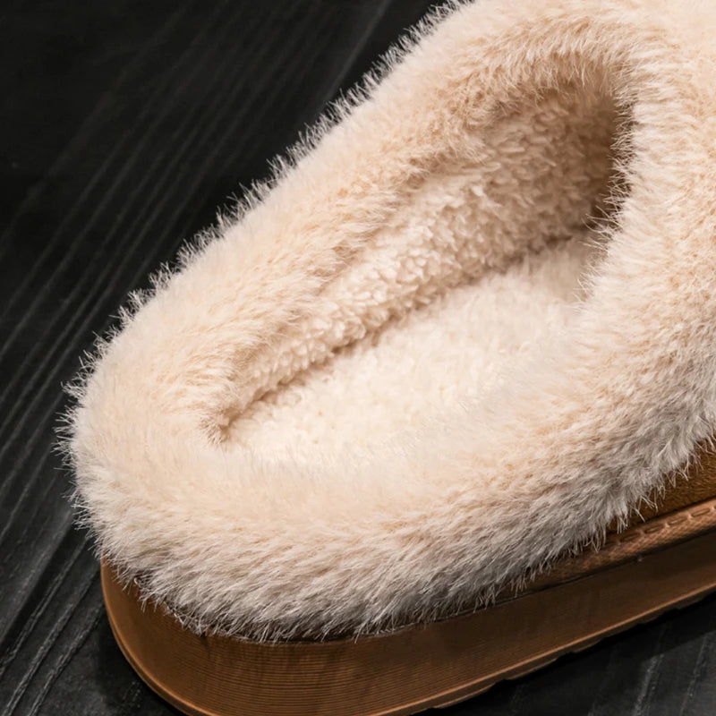Fluffy Winter Slippers – Warm EVA Anti-Slip Indoor Slippers