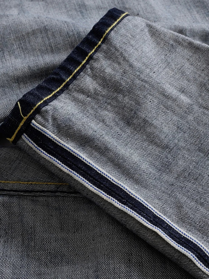 Heavy-weight Original Colour “Red Ear” Straight-Leg Jeans-HighTouch