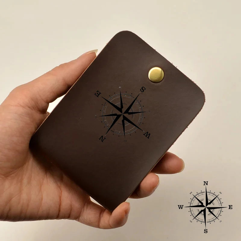 Handcrafted Crazy Horse Leather Card Holder