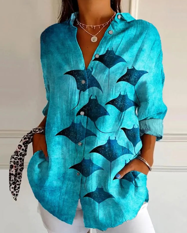 Harper | Elegant Floral Shirt & Blouse