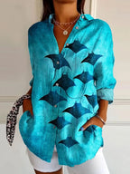 Harper | Elegant Floral Shirt & Blouse-HighTouch