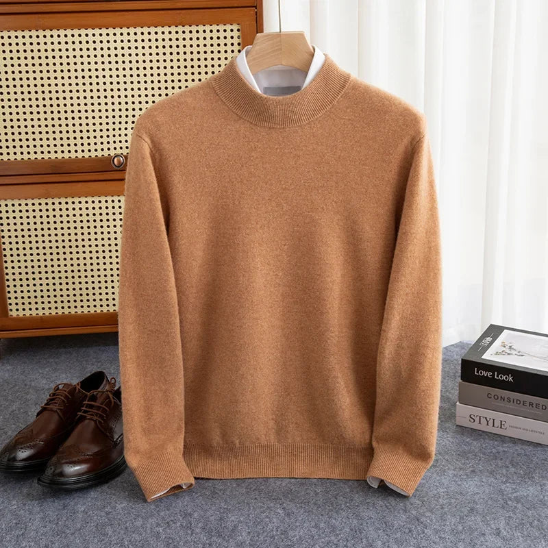 Men's Merino Wool Signature Sweater – Soft & Warm