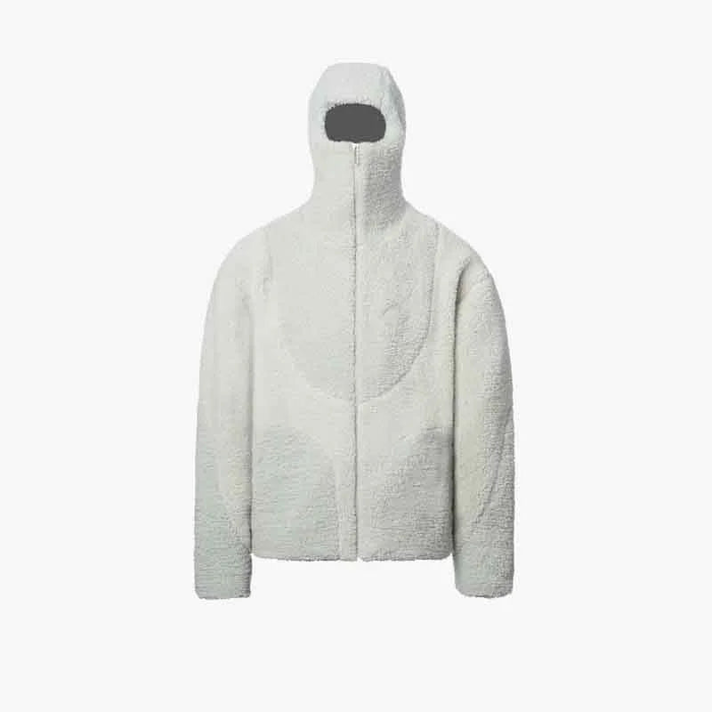 Unisex Color-Blocked Stand-Collar Fleece Jacket – Y2K Streetwear-HighTouch