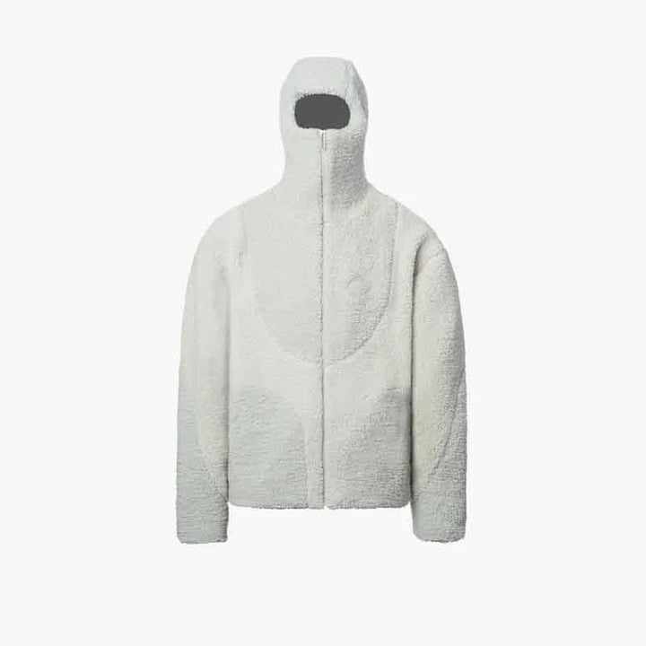 Unisex Color-Blocked Stand-Collar Fleece Jacket – Y2K Streetwear-HighTouch