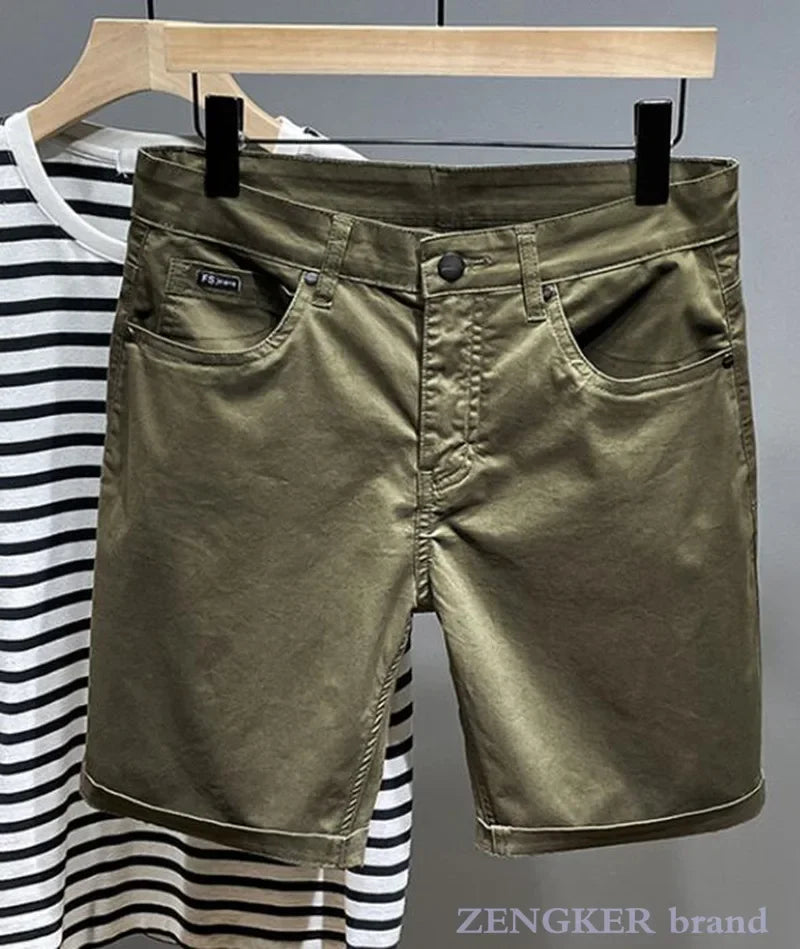 Men's Plus Size Summer Cotton Shorts – Loose Oversized Breeches-HighTouch