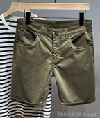 Men's Plus Size Summer Cotton Shorts – Loose Oversized Breeches-HighTouch