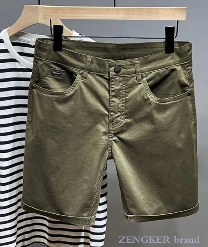 Men's Plus Size Summer Cotton Shorts – Loose Oversized Breeches-HighTouch