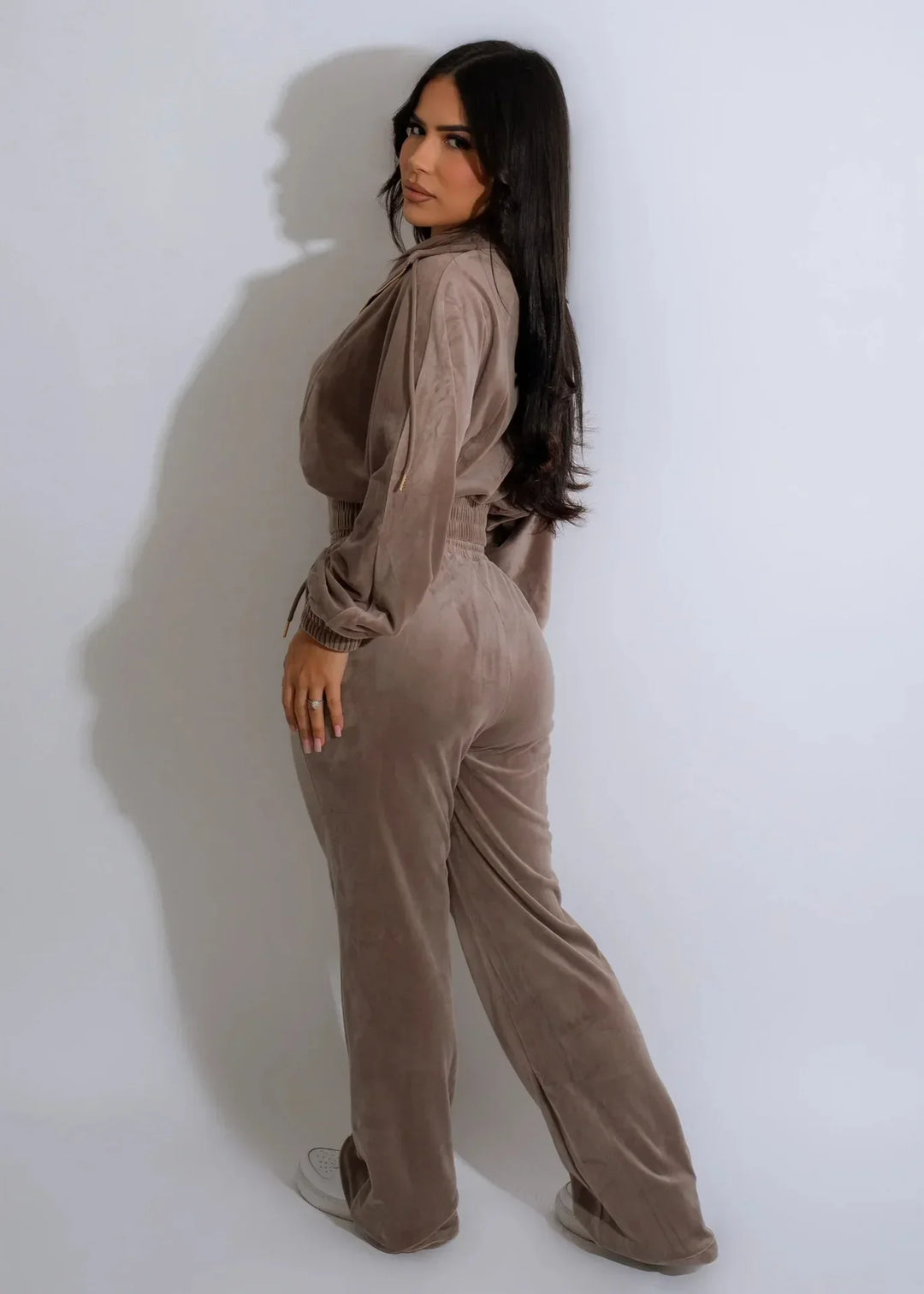 Women’s Velvet 2-Piece Tracksuit-HighTouch
