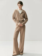 Cashmere Hooded Knit Set