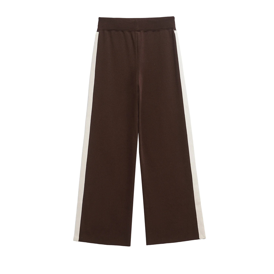 Women’s 2‑Piece Sweatshirt & High Waist Trousers Set-HighTouch