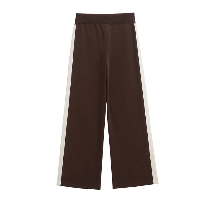 Women’s 2‑Piece Sweatshirt & High Waist Trousers Set-HighTouch
