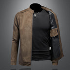 Genuine Leather Motorcycle Jacket For Men-HighTouch