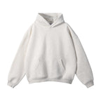 Unisex Fleece Hoodie Crew Neck Casual Pullover Sweatshirt-HighTouch