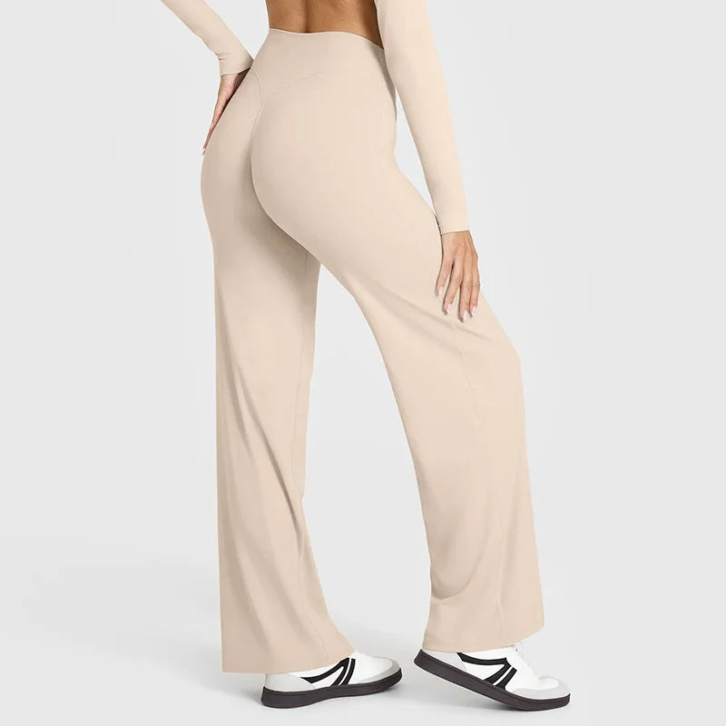 Ultra-Soft Butter Straight-Leg Yoga Pants Women-HighTouch