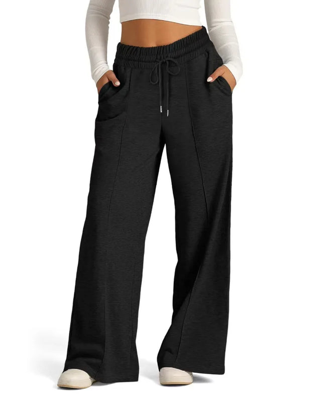 Loose Straight-Leg Sweatpants