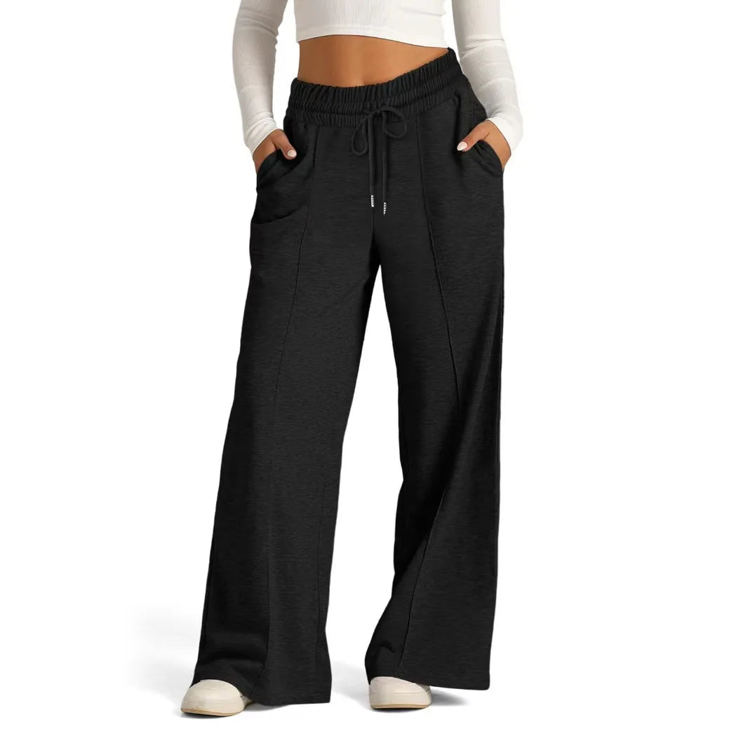 Loose Straight-Leg Sweatpants