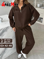 Women’s Cotton Oversize Tracksuit Set-HighTouch