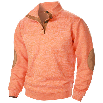 Men’s Stand Collar Knitted Sweater