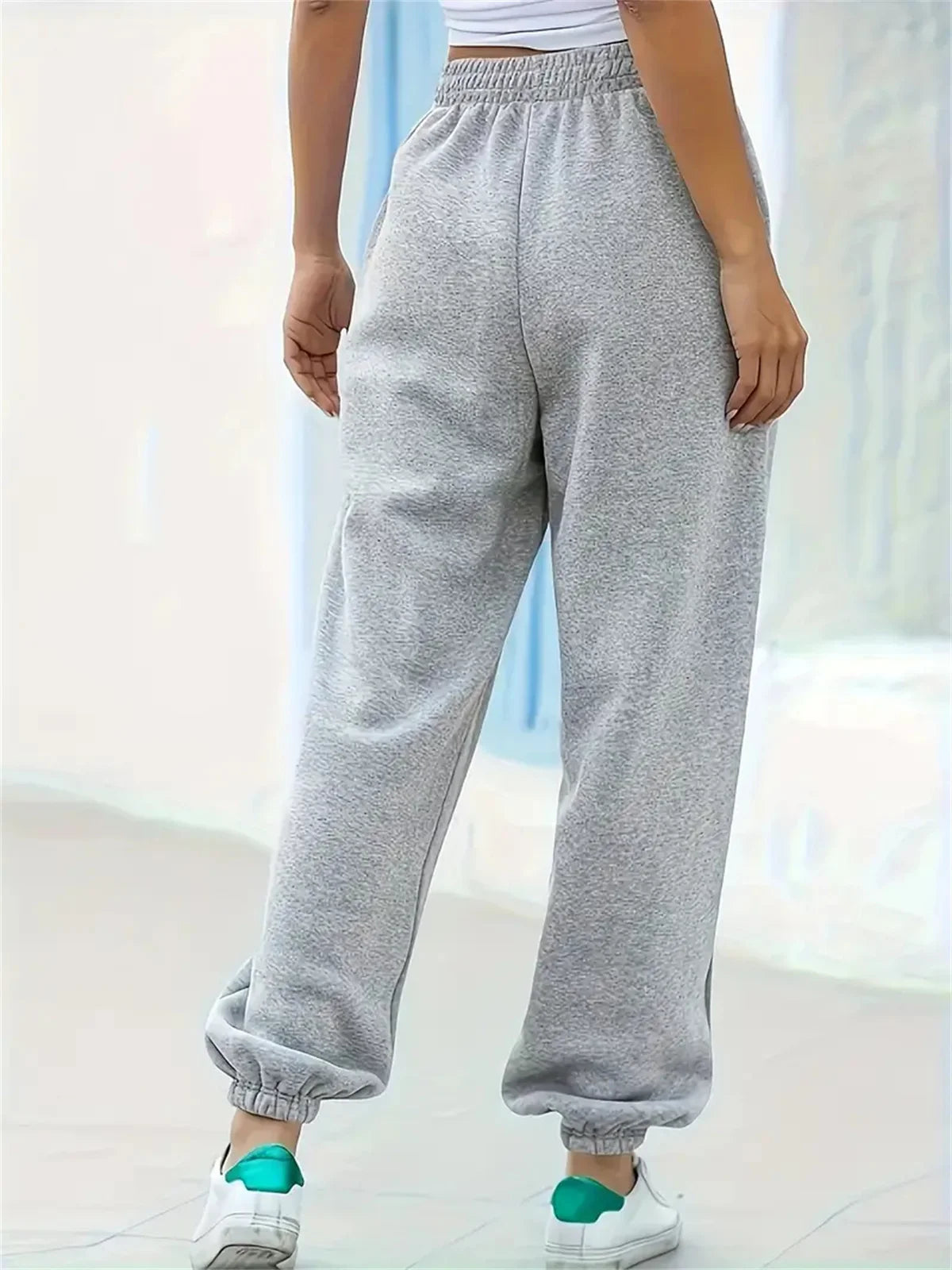 Retro High Waist Baggy Trousers