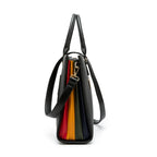 Large Leather Shoulder Bag Women-HighTouch