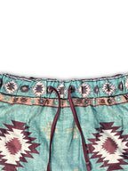 Western Ethnic Resort Style Printed Shorts – Women’s Retro Summer Geometric Bottoms-HighTouch