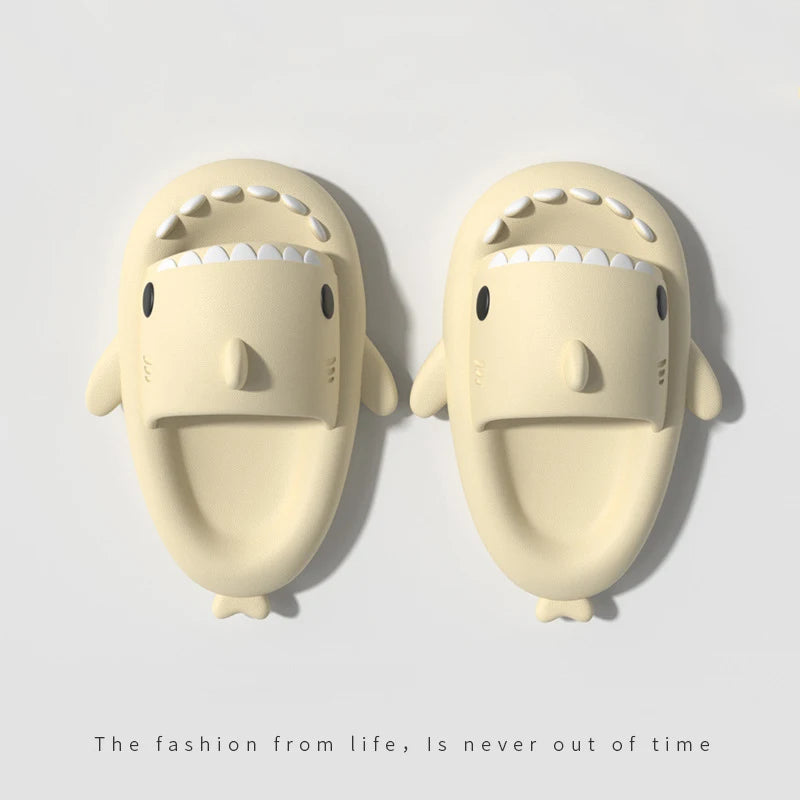 Unisex Shark EVA Slides – Thick Sole, Anti‑Slip, Cute Shark Design-HighTouch