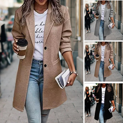 Women’s Wool-Blend Tweed Coat