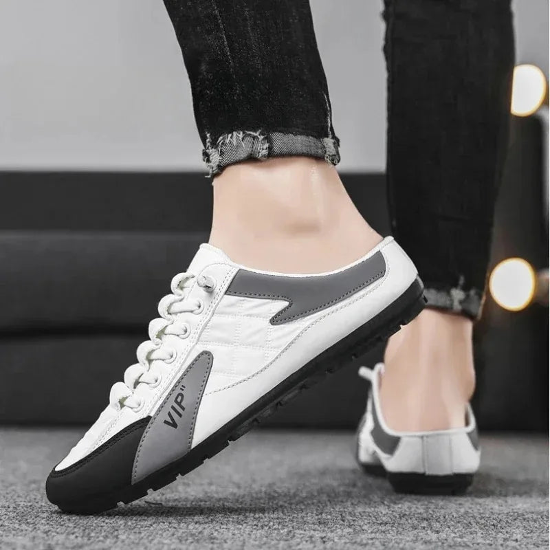 Men’s Soft-Sole Flat Slippers – Breathable Summer Casual Shoes-HighTouch