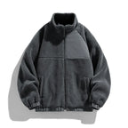 Thickened Fleece Zipper Jacket Men