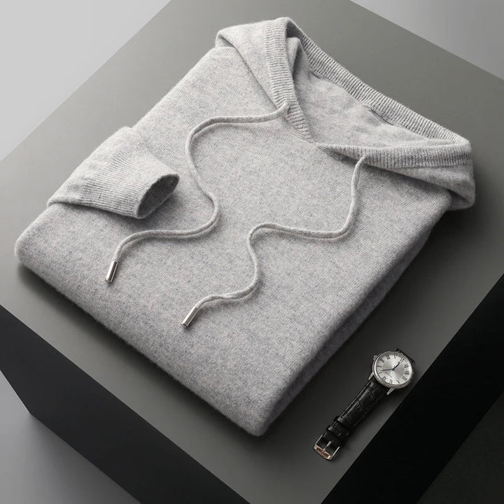 Men's Merino Wool Hoodie – Warm & Breathable