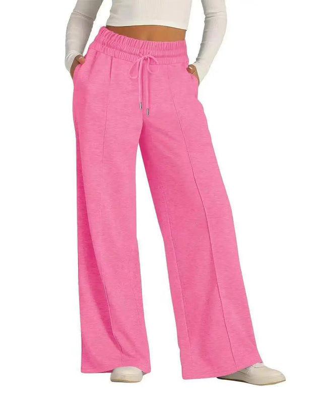 Loose Straight-Leg Sweatpants