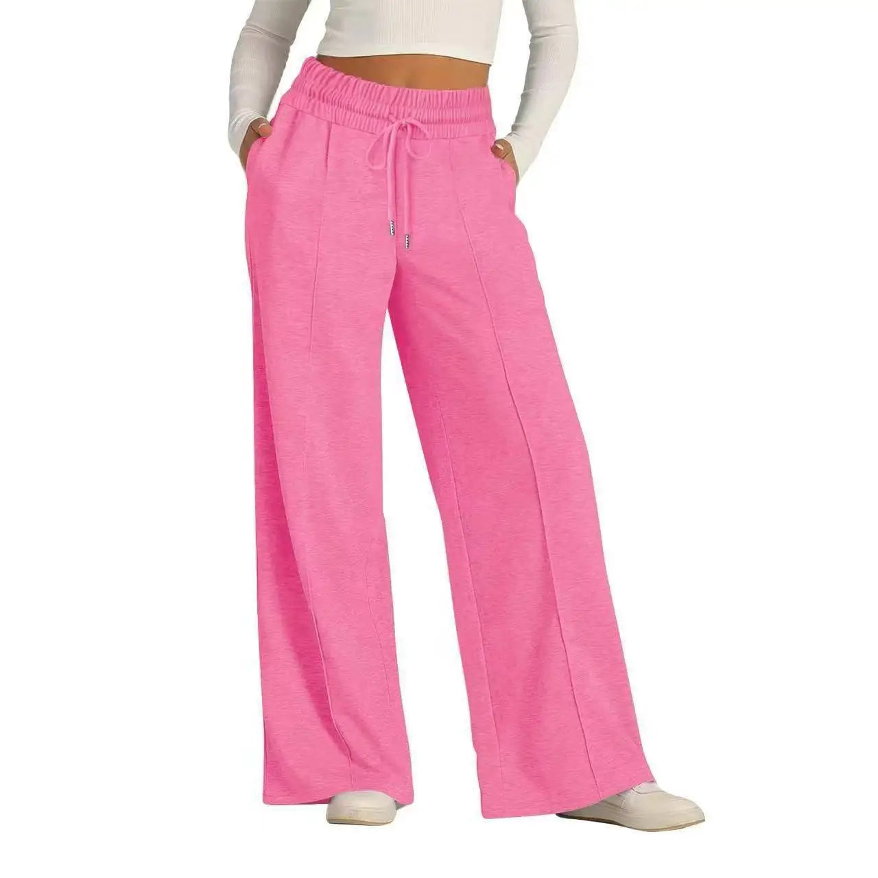 Loose Straight-Leg Sweatpants