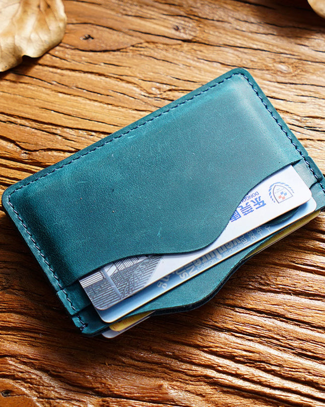 Slim Leather Bifold Wallet
