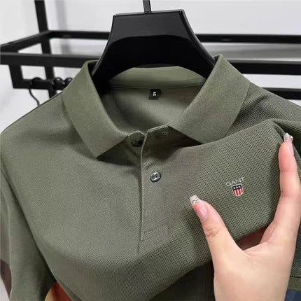 Premium 100% Cotton Men’s Polo – Embroidered, Golf-Ready & Breathable