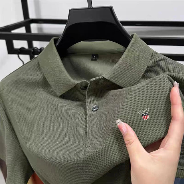 Premium 100% Cotton Men’s Polo – Embroidered, Golf-Ready & Breathable