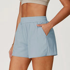 High-Waist Compression Yoga Shorts-HighTouch