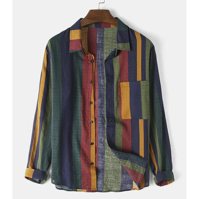 Loose Fit Long Sleeve Streetwear Shirt