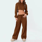 High-Waist Drawstring Wide-Leg Joggers – Casual Streetwear Comfort-HighTouch