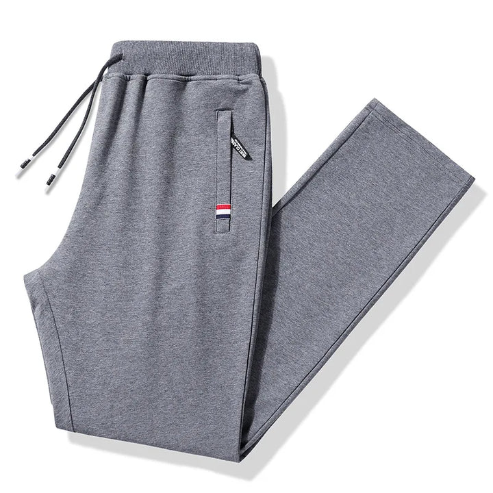 Plus Size Men’s Loose Fit Cotton Jogger Track Pants-HighTouch