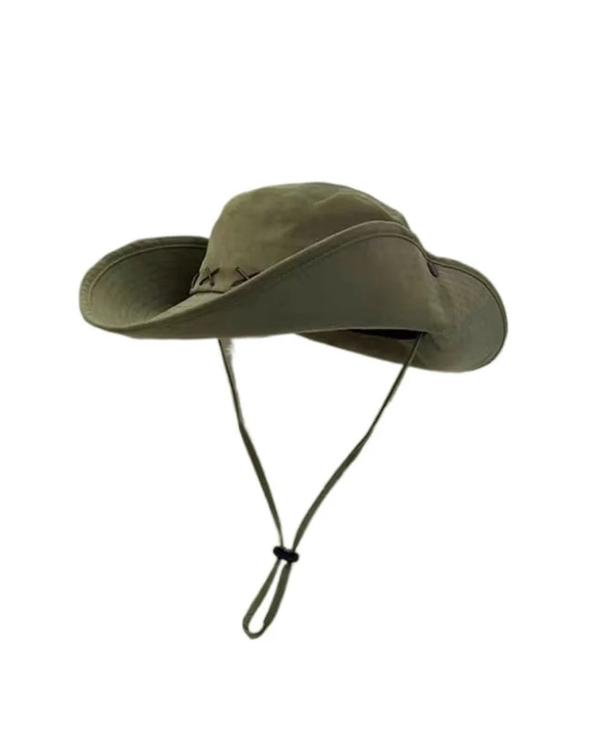Breathable Western Cowboy Hat – Wide Brim, Adjustable, Summer Sun Protection
