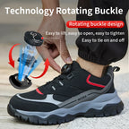 Men’s Steel Toe Breathable Work Sneakers-HighTouch