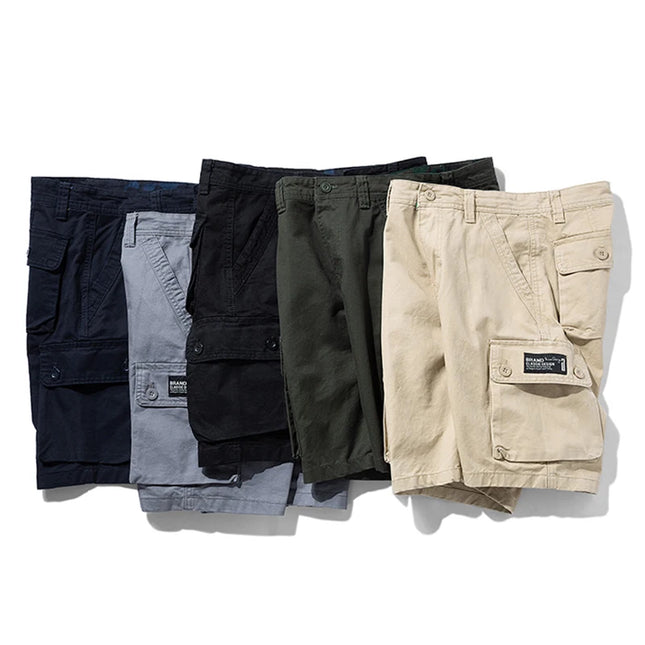 Men’s Cotton Cargo Shorts – Breezy Bermuda Jogger with Utility Pockets