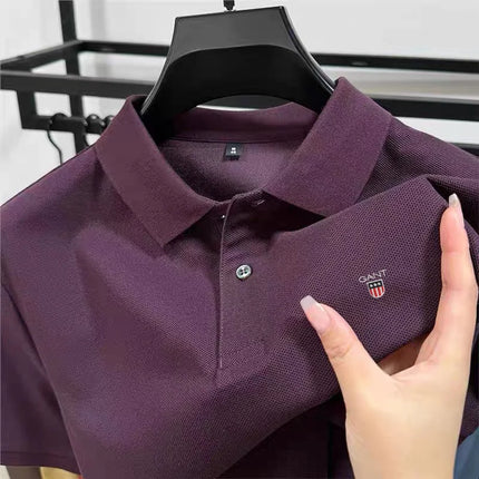 Premium 100% Cotton Men’s Polo – Embroidered, Golf-Ready & Breathable