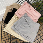 Summer Ice‑Silk Ankle‑Length Wide‑Leg Pants – Lightweight & Relaxed Fit-HighTouch