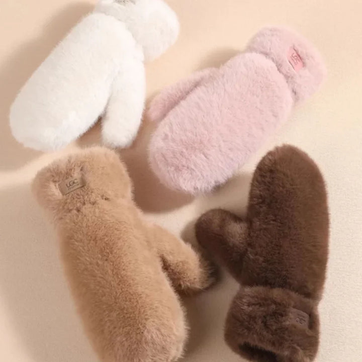 Winter Plush Cashmere‑Like Gloves-HighTouch