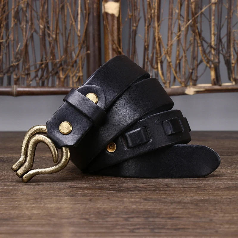 Men's Heritage Leather Hook Belt | Classic Style