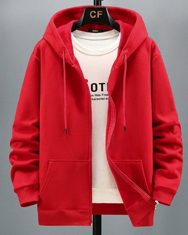 Big & Tall Zip-Up Hoodie Men
