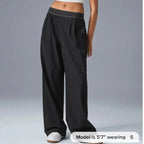 Women’s High-Waist Loose Wide-Leg Quick-Dry Pants-HighTouch